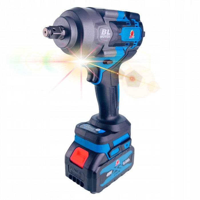 Bull-Tech BT-5601 harjadeta akulöökmutrikeeraja 1200 Nm, 2 × 6,0 Ah akud, 1/2″ ajam BT5601 – pilt 8
