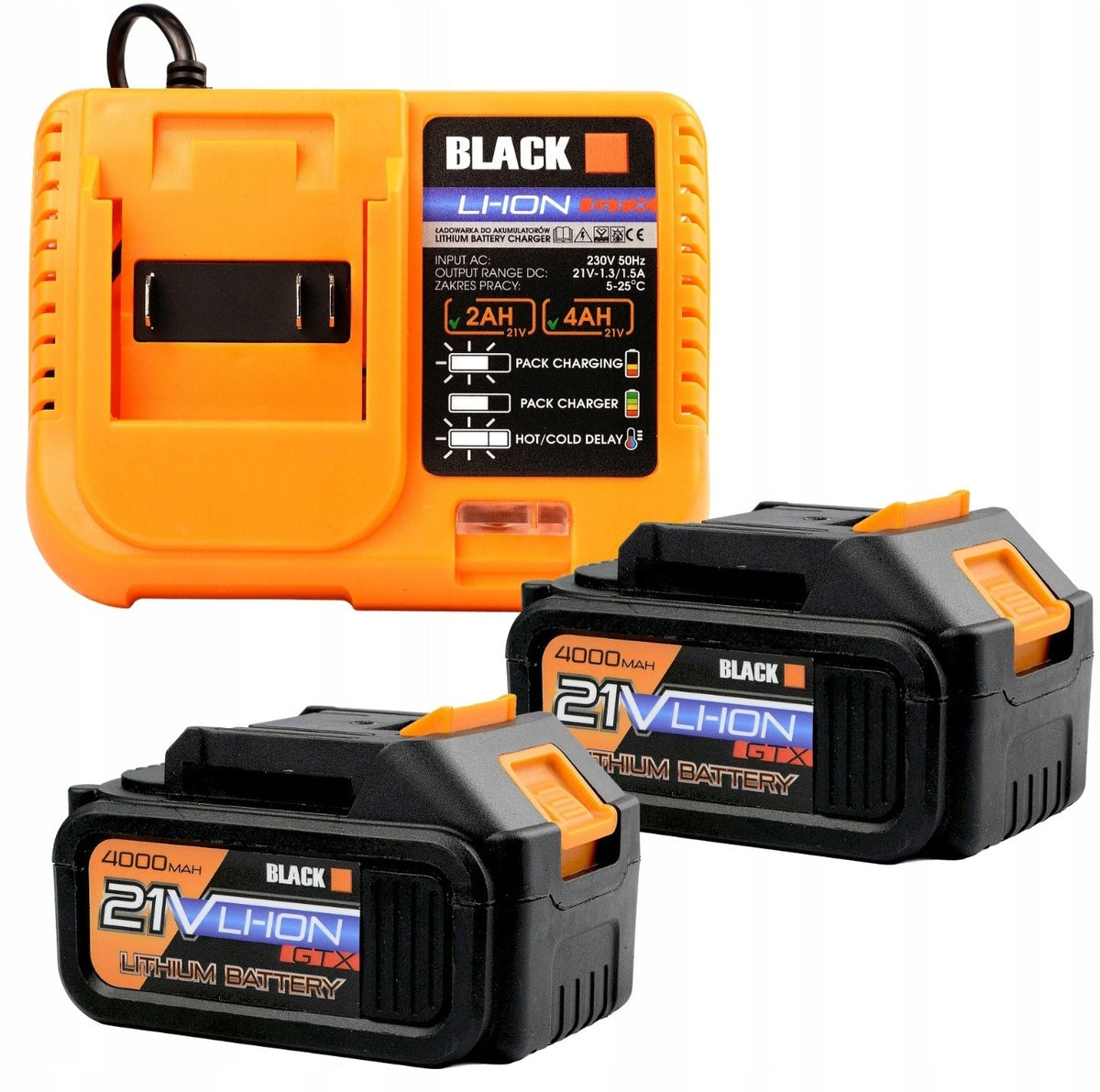 BLACK 21 V akulöökmutrikeeraja 1000 Nm LED-rõngaga koos 2 × 4 Ah akuga 12032 – pilt 7