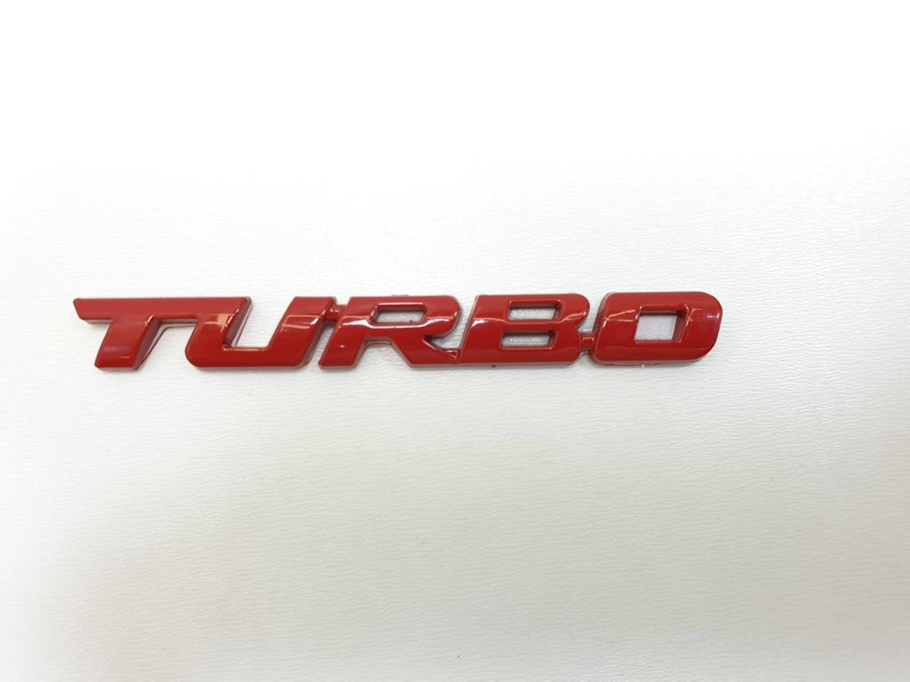 Punane 3D Turbo autokleebis 16 × 9 cm 04351TP – pilt 5