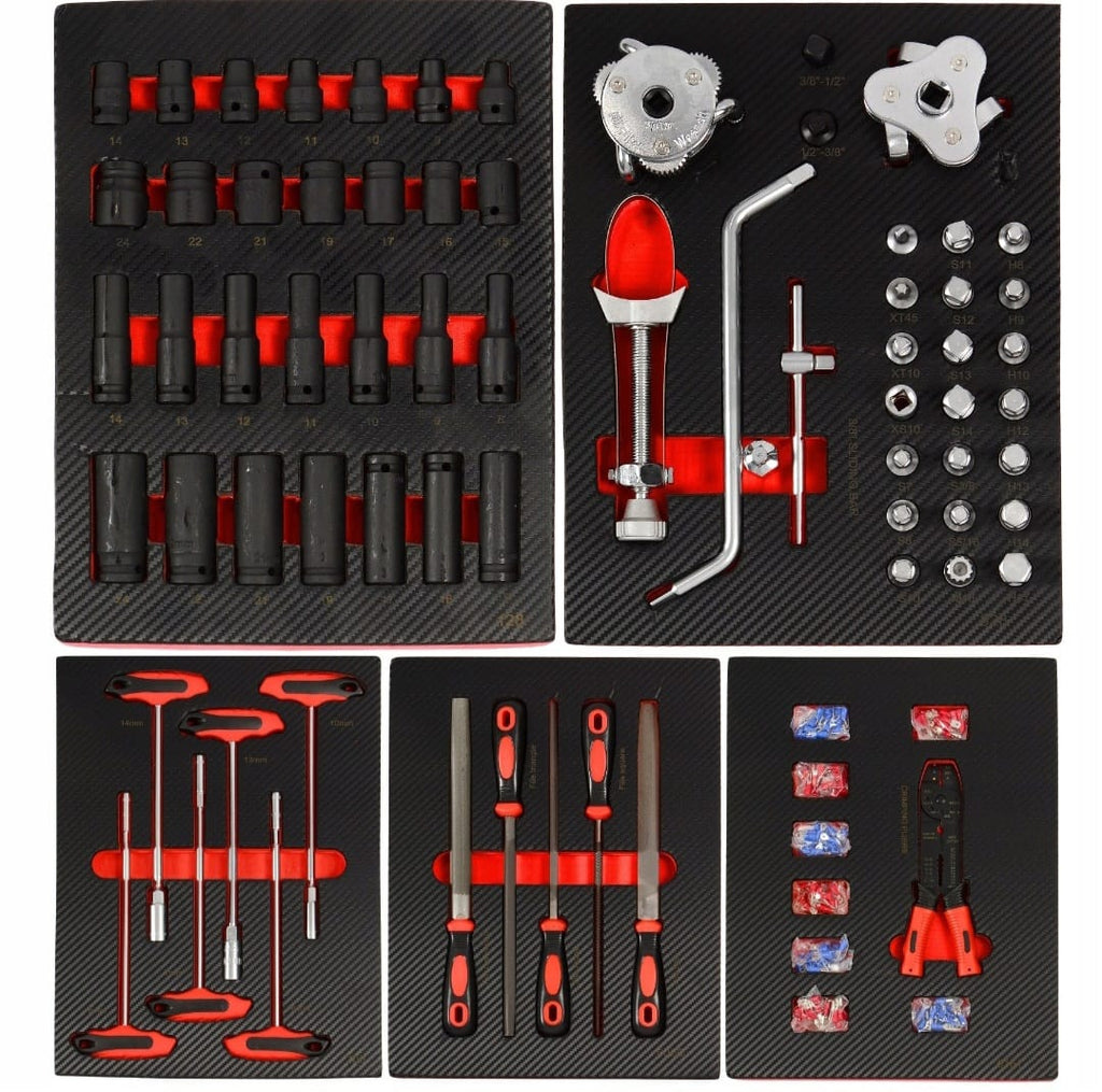 BLACK 542-osaline professionaalne tööriistakäru 10504 – pilt 9